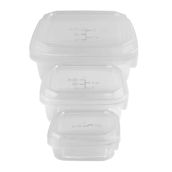 Square Portion Control Containers... from ASI 30208 A P Specialties / AP Specialties
