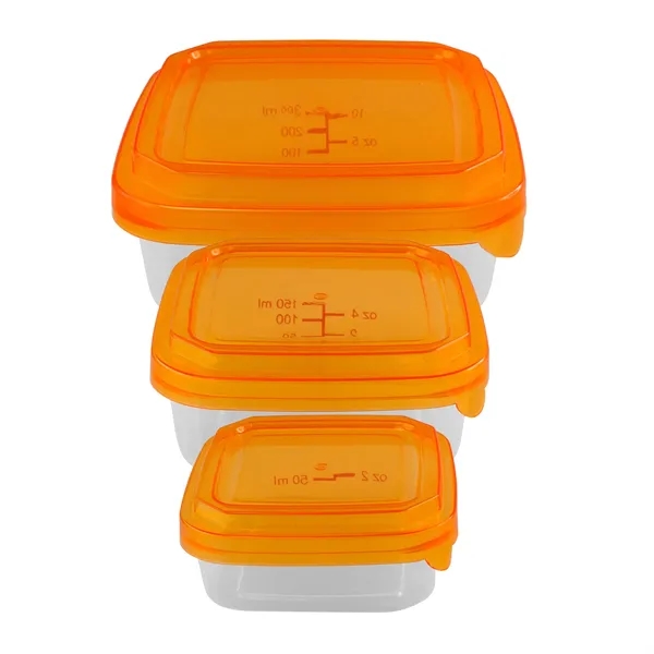 Square Portion Control Containers... from ASI 30208 A P Specialties / AP Specialties