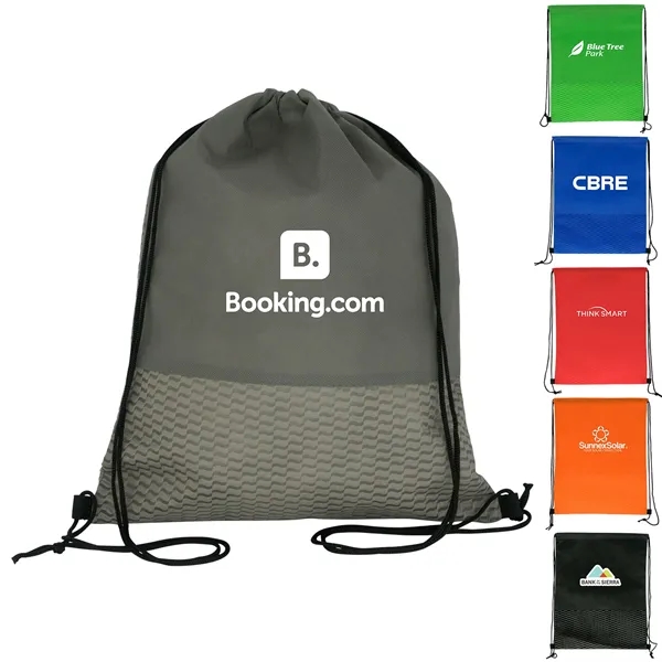 WAVE DRAWSTRING BACKPACK... from ASI 30208 A P Specialties / AP Specialties