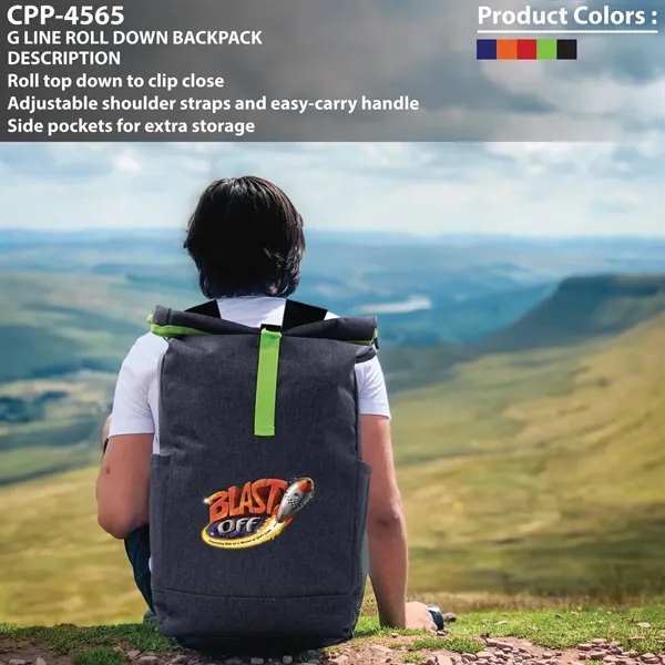 G Line Roll Down Backpack... from ASI 30208 A P Specialties / AP Specialties
