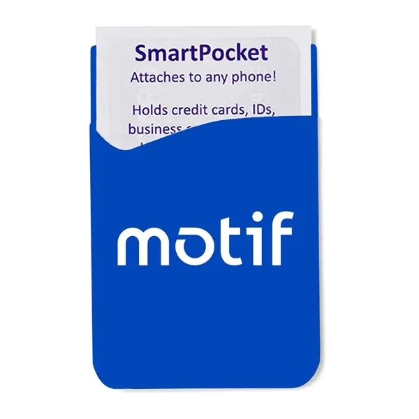 Phone wallet made of silicone with adhesive backing.... from ASI 63549 Jornik Manufacturing Corp / Jornik