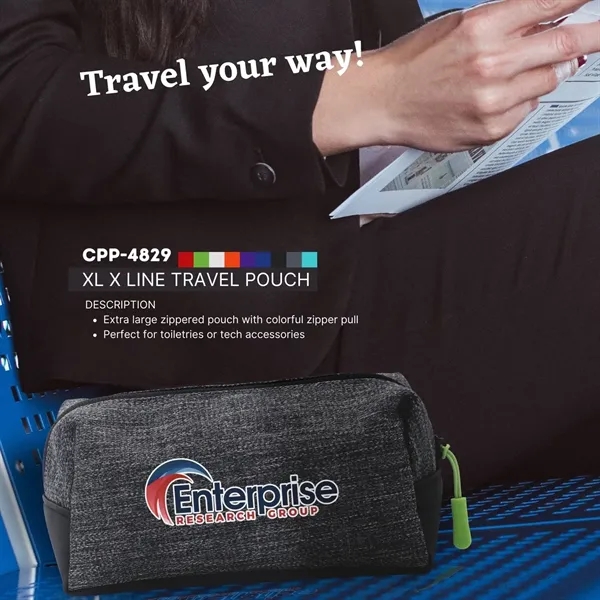 XL X LINE TRAVEL POUCH... from ASI 30208 A P Specialties / AP Specialties