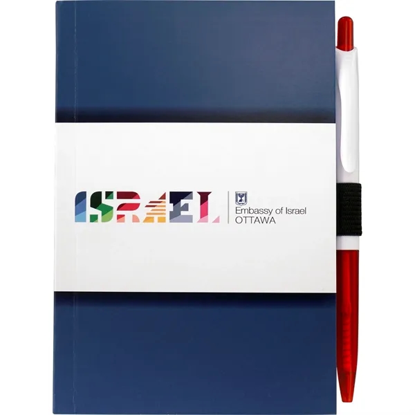 4" x 6" Perfect Paper Cover Notebook with Pen... from ASI 30208 A P Specialties / AP Specialties