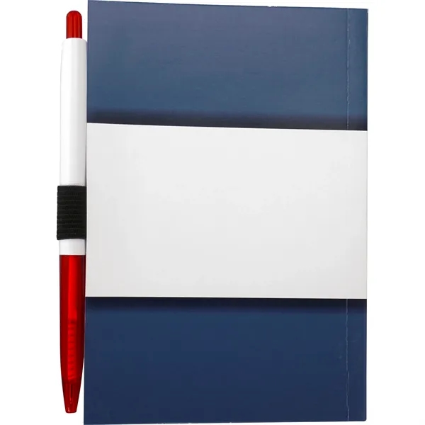 4" x 6" Perfect Paper Cover Notebook with Pen... from ASI 30208 A P Specialties / AP Specialties