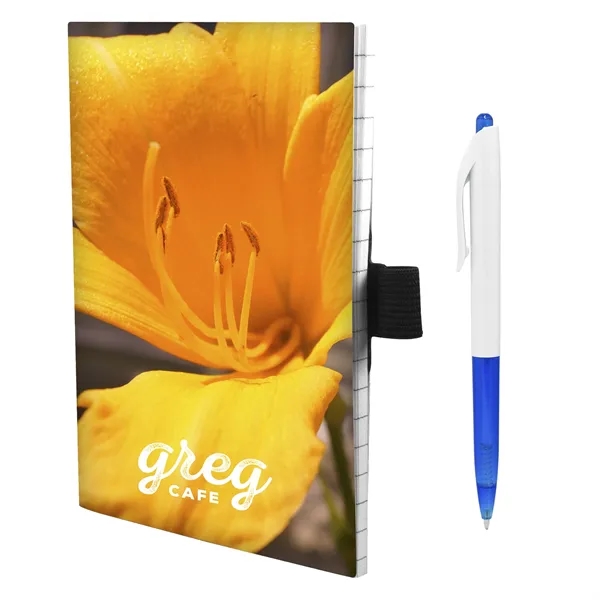 4" x 6" Perfect Paper Cover Notebook with Pen... from ASI 30208 A P Specialties / AP Specialties
