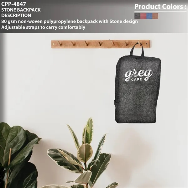 Stone Backpack... from ASI 30208 A P Specialties / AP Specialties