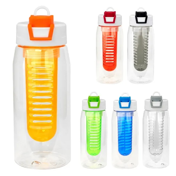 Two Tone Pop Up 25 oz. Recycled Bottle with Infuser... from ASI 30208 A P Specialties / AP Specialties
