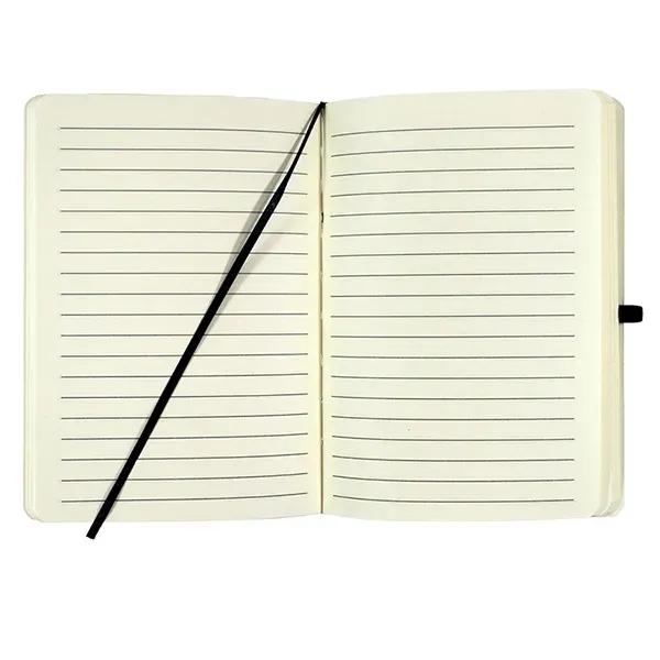 70 page tactile notebook with flexible Kraft paper cover, elastic cover,... from ASI 62660 Innovation Line