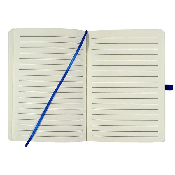 70 page tactile notebook with flexible Kraft paper cover, elastic cover,... from ASI 62660 Innovation Line