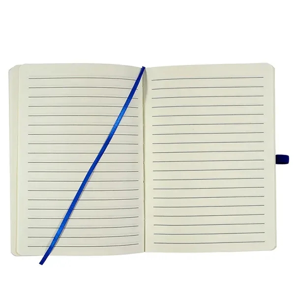 70 page tactile notebook with flexible Kraft paper cover, elastic cover,... from ASI 62660 Innovation Line