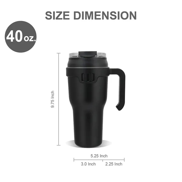 40 oz. Vaccum Insulated Stainless Steel Mug with Built-in Fl... from ASI 39820 Opusline (Benmex) / Opus Line