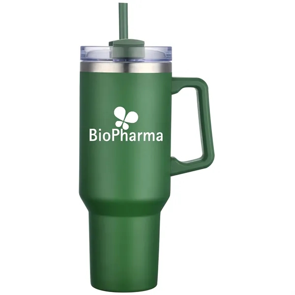 Double-wall, vacuum-insulated, stainless steel mug... from ASI 80060 VisionUSA