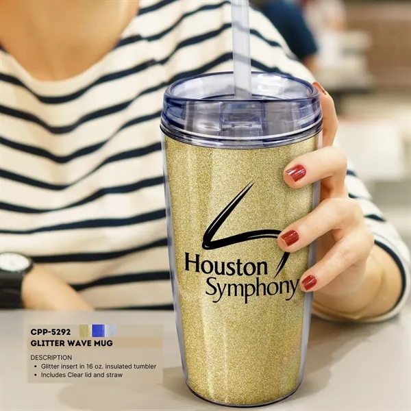 Glitter Wave Mug... from ASI 30208 A P Specialties / AP Specialties