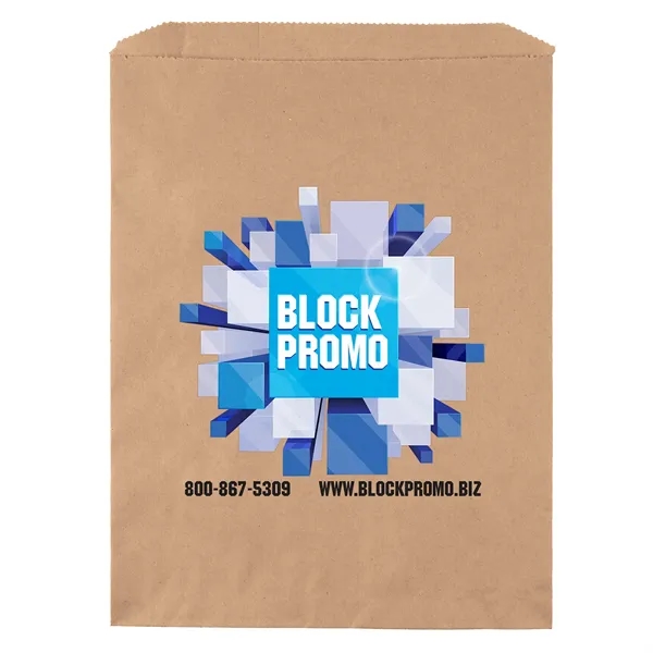 Unlined recycled brown kraft paper Merchandise Bag.... from ASI 37940 Bag Makers Inc