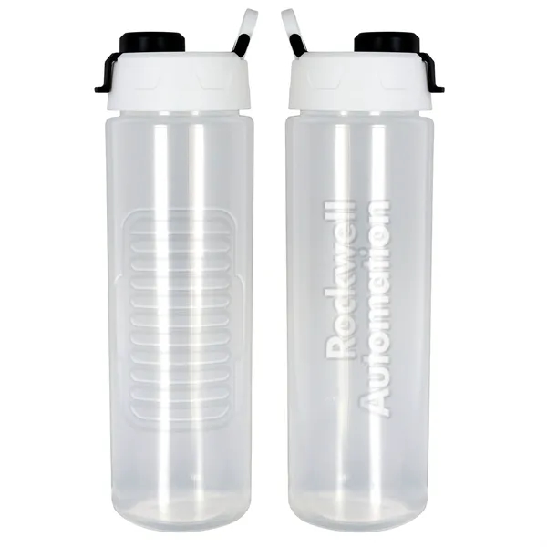 24 OZ. DEBOSSED GRIP POP UP BOTTLE... from ASI 30208 A P Specialties / AP Specialties