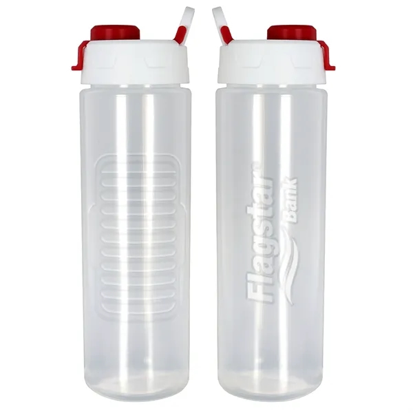 24 OZ. DEBOSSED GRIP POP UP BOTTLE... from ASI 30208 A P Specialties / AP Specialties