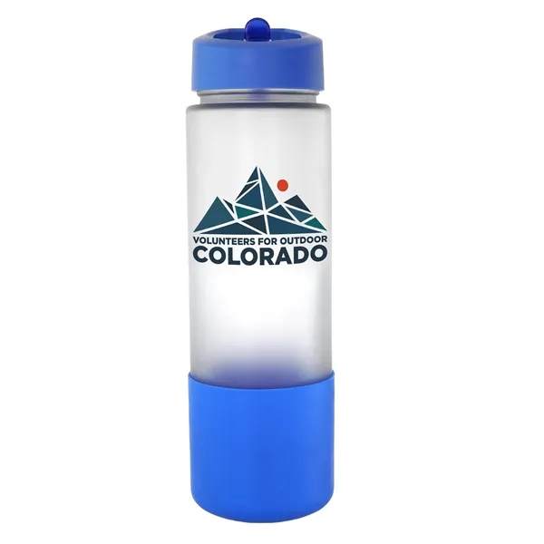 Pop Up 22 oz. Full Color Frosted Glass Grip Bottle... from ASI 30208 A P Specialties / AP Specialties