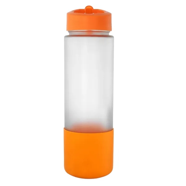 Pop Up 22 oz. Full Color Frosted Glass Grip Bottle... from ASI 30208 A P Specialties / AP Specialties