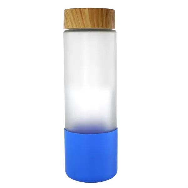 Bamboo Pattern 22 oz. Full Color Frosted Glass Grip Bottle... from ASI 30208 A P Specialties / AP Specialties