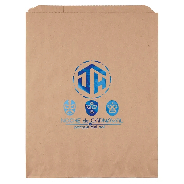 Unlined recycled brown kraft paper Merchandise Bag.... from ASI 37940 Bag Makers Inc