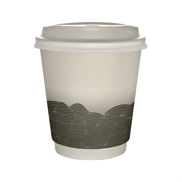 10 oz Full Color Turbulent Waves Insulated Paper Cup With Li... from ASI 30208 A P Specialties / AP Specialties