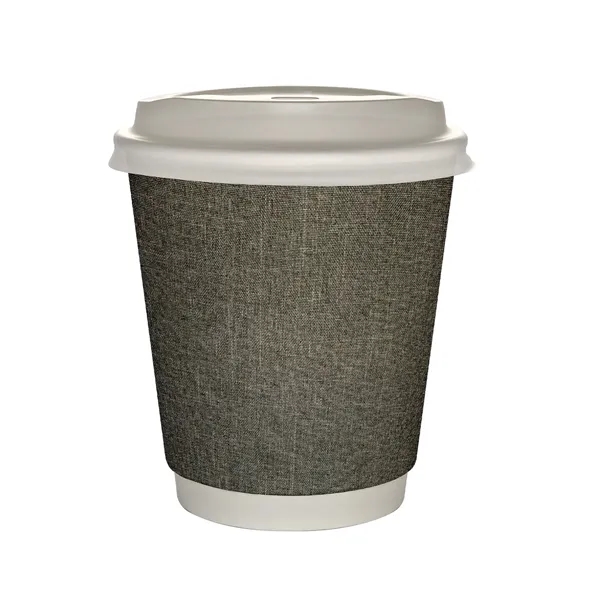 10 oz Full Color Ridge Insulated Paper Cup With Lid... from ASI 30208 A P Specialties / AP Specialties