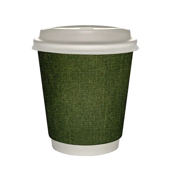10 oz Full Color Ridge Insulated Paper Cup With Lid... from ASI 30208 A P Specialties / AP Specialties