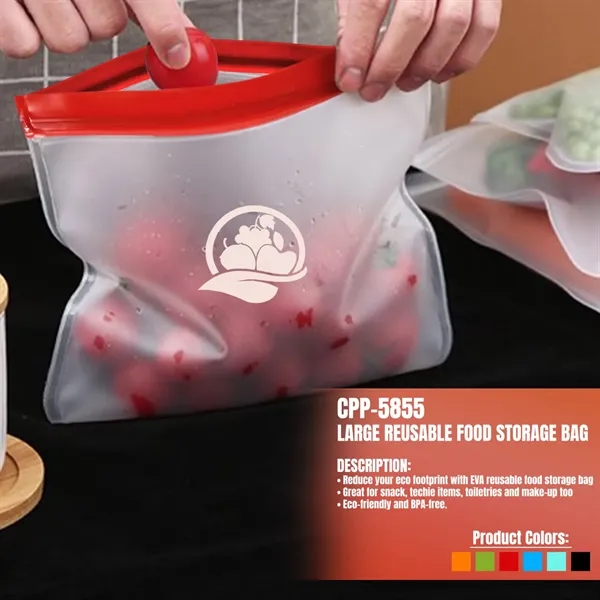 Large Reusable Food Storage Bag... from ASI 30208 A P Specialties / AP Specialties