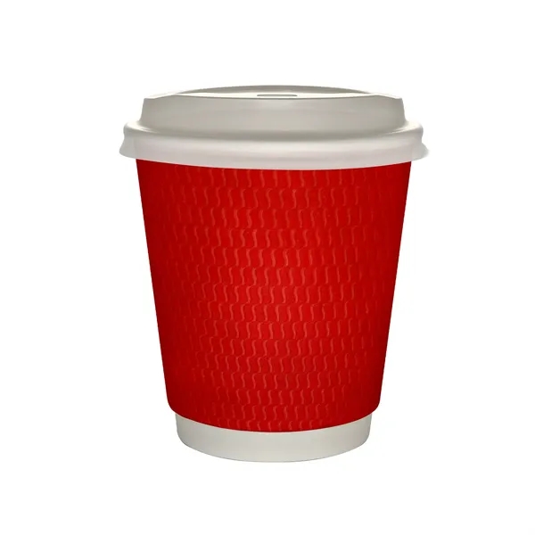 10 oz Full Color Wave Insulated Paper Cup With Lid... from ASI 30208 A P Specialties / AP Specialties