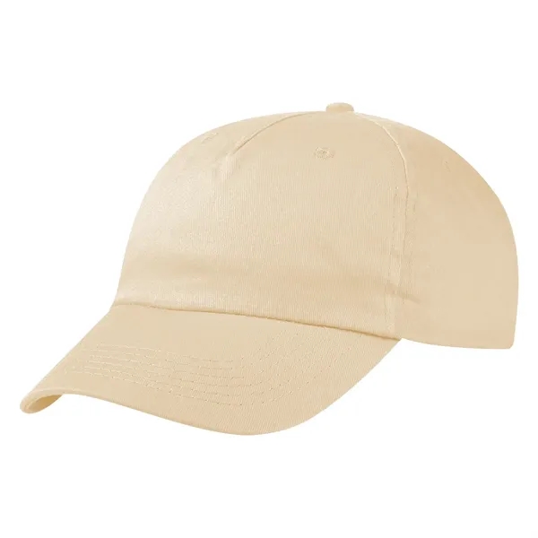 100% Cotton Twill Cap, 5 Panel, Medium Profile, Unstructured Crown &... from ASI 61125 Hit Promotional Products / Hit®