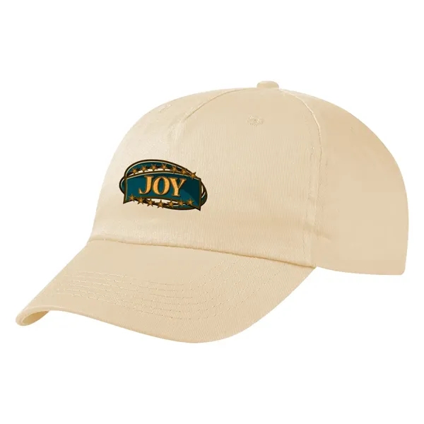 100% Cotton Twill Cap, 5 Panel, Medium Profile, Unstructured Crown &... from ASI 61125 Hit Promotional Products / Hit®