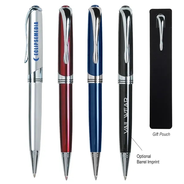 Metal twist pen with chrome trim... from ASI 61125 Hit Promotional Products / Hit®