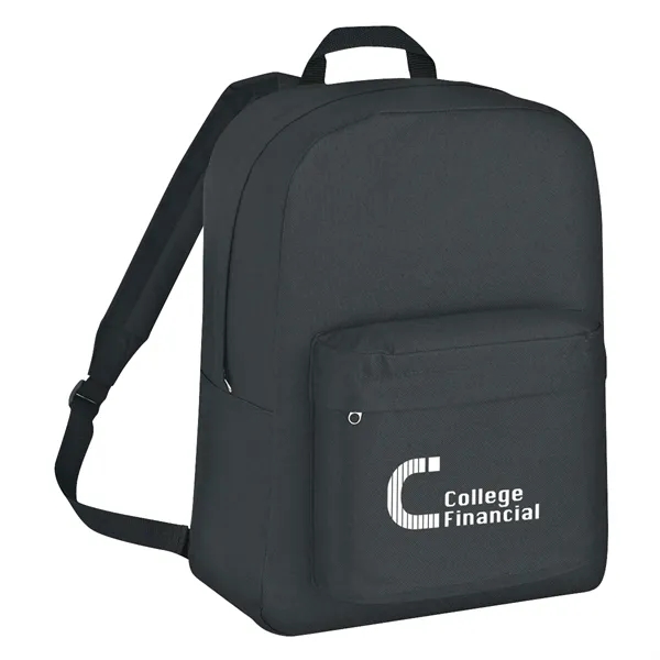 Backpack made of 210 denier polyester with web carrying handle.... from ASI 61125 Hit Promotional Products / Hit®