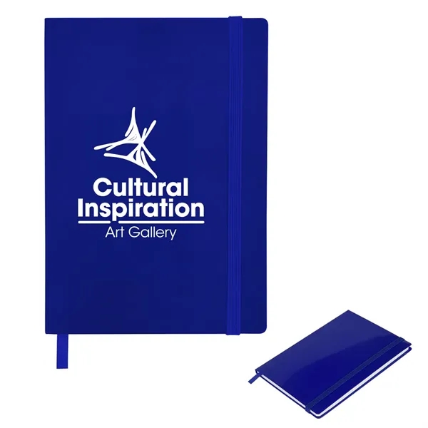 Glossy journal that provides a way for people to jot down... from ASI 61125 Hit Promotional Products / Hit®