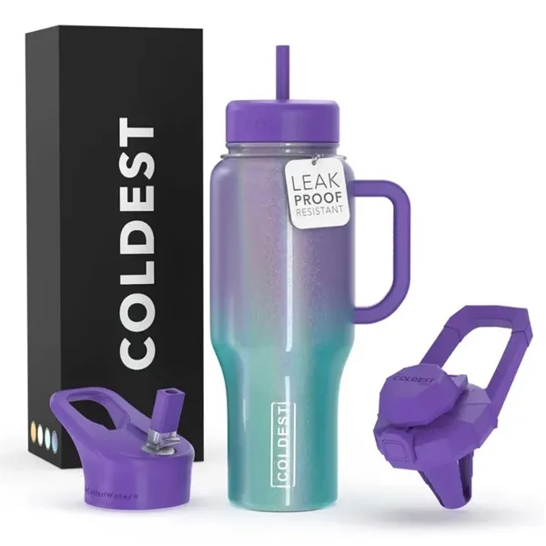 Leak proof, Massive capacity,include 3 lids,fits cup holders,Non-slip bottom... from ASI 72657 Active Life Promo / Apres Ski Active Life