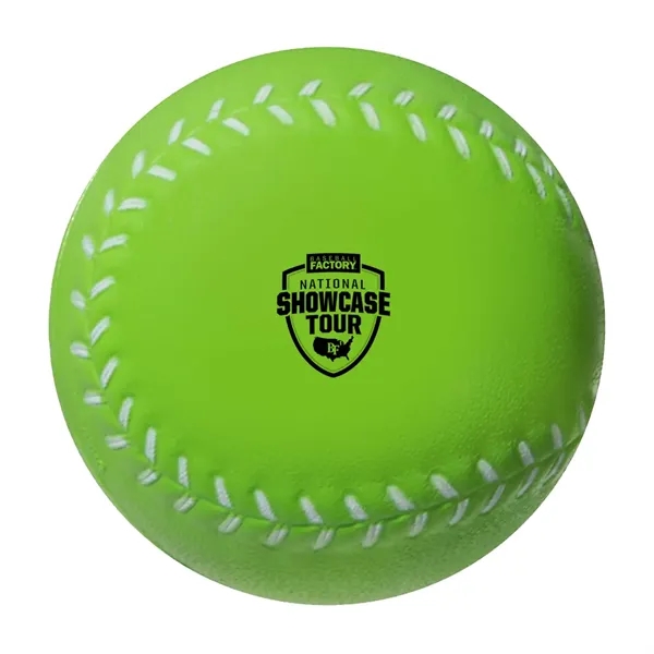2.5" baseball-shaped stress reliever.... from ASI 63549 Jornik Manufacturing Corp / Jornik