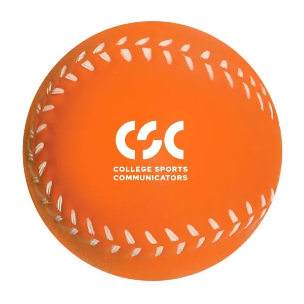2.5" baseball-shaped stress reliever.... from ASI 63549 Jornik Manufacturing Corp / Jornik