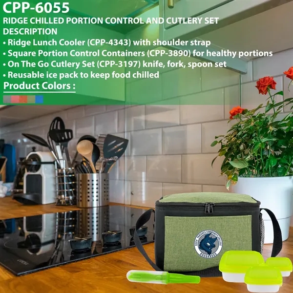 Ridge Chilled Portion Control and Cutlery Set... from ASI 30208 A P Specialties / AP Specialties