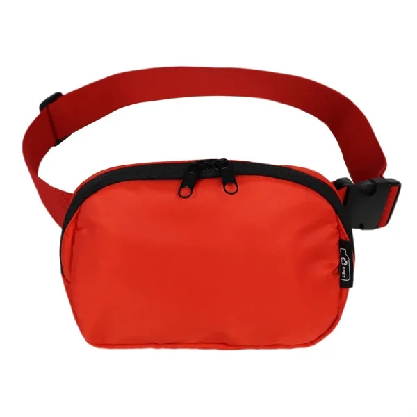 Water resistant belt bag with zippered compartments and adjustable strap.... from ASI 90859 Tempo Industries Inc / Tempo Tempoline