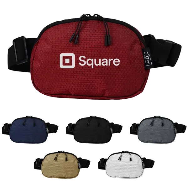 Water resistant belt bag with zippered compartments and adjustable strap.... from ASI 90859 Tempo Industries Inc / Tempo Tempoline