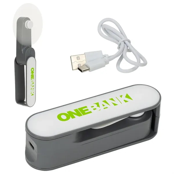 Rechargeable Fan with Swivel Handle... from ASI 36730 Ariel Premium Supply Inc