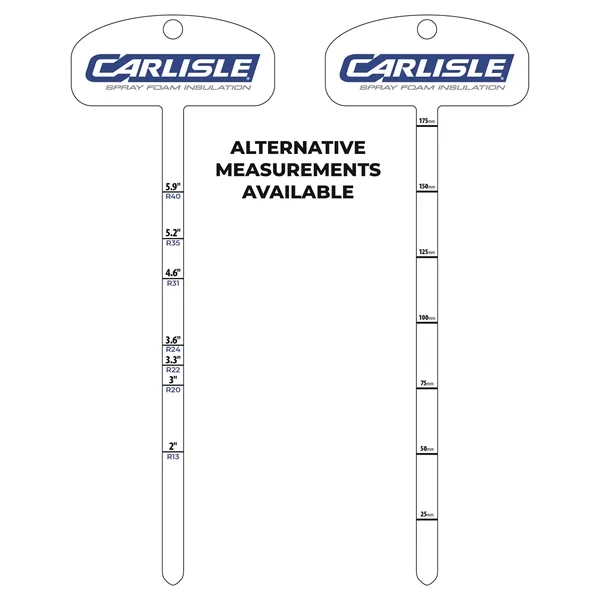 12 gauge steel insulation depth measuring tool.... from ASI 76797 Pelican Graphics