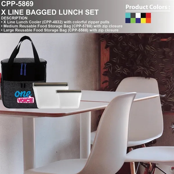X Line Bagged Lunch Set... from ASI 30208 A P Specialties / AP Specialties