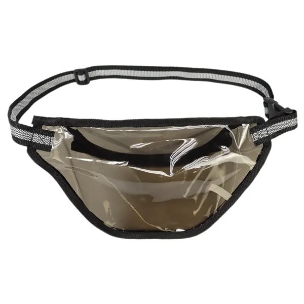 Clear fanny pack with zipper seal. Can also be worn across... from ASI 68190 Lungsal