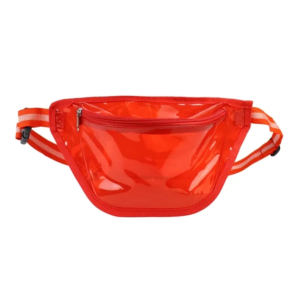 Clear fanny pack with zipper seal. Can also be worn across... from ASI 68190 Lungsal