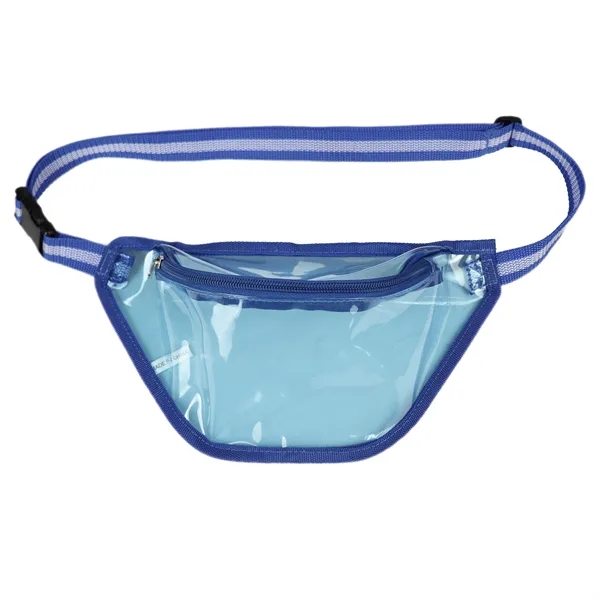 Clear fanny pack with zipper seal. Can also be worn across... from ASI 68190 Lungsal