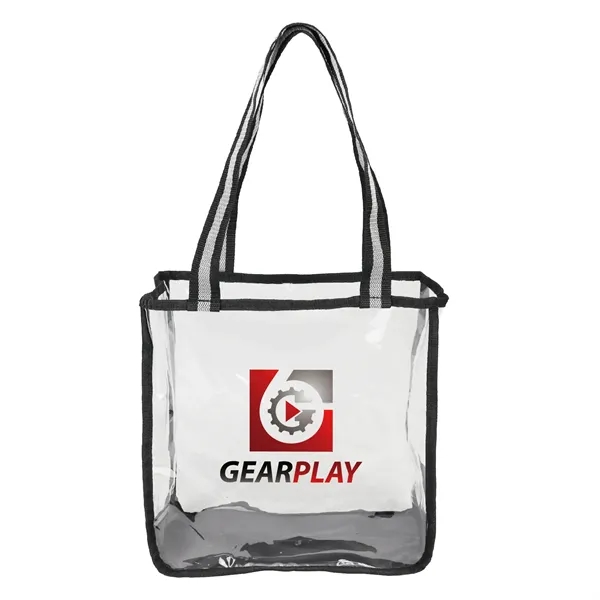 Clear stadium tote bags with with dual carry handles. Made with... from ASI 68190 Lungsal / Lungsal