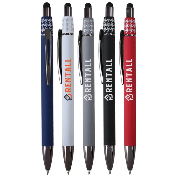 An executive metal pen featuring a comfort barrel, built-in fidget spinner,... from ASI 61966 HPG / Hub Pen