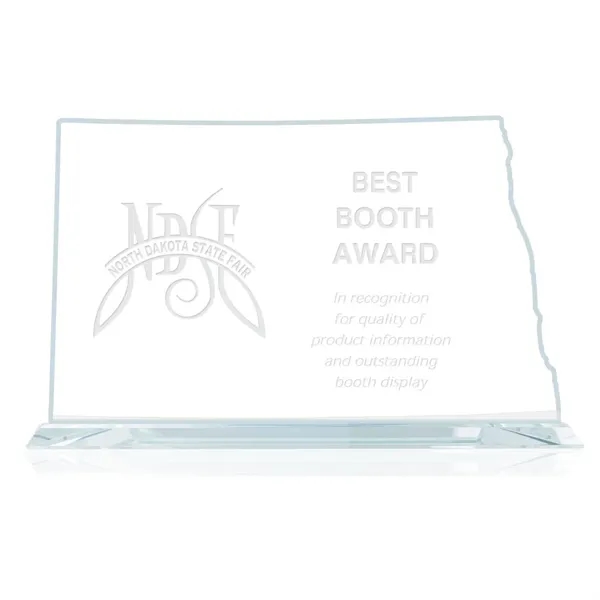 The States of America, each faithfully reproduced in aquashaped jade glass... from ASI 84592 St Regis Group / Prestige Glass