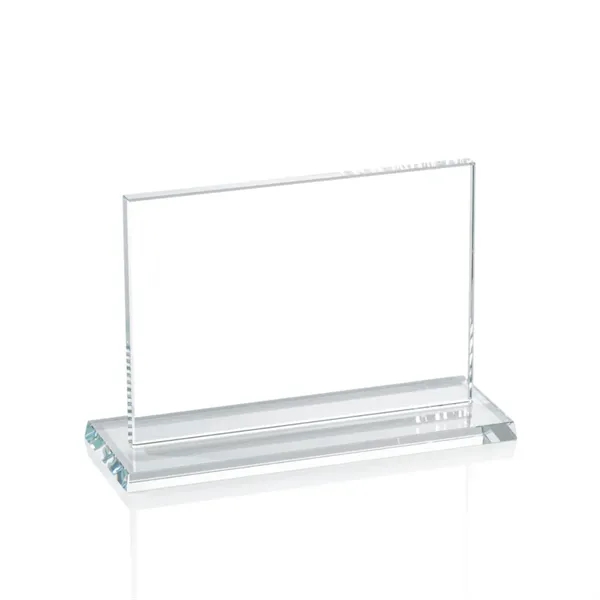 Horizontal starfire award with 5/8" thickness.... from ASI 84592 St Regis Group / Prestige Glass